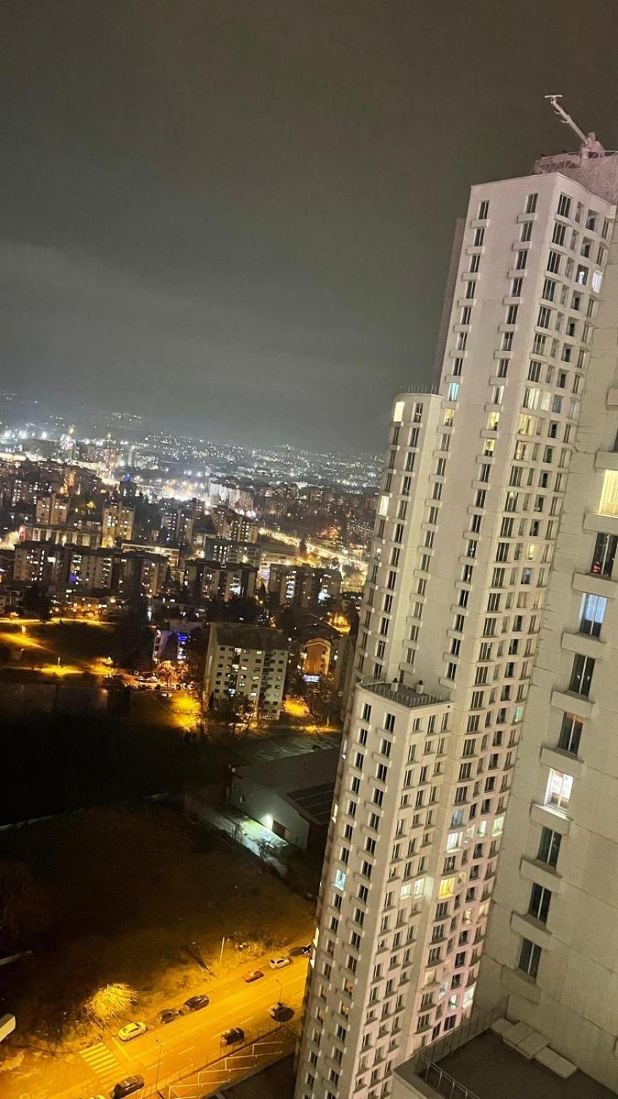 Sky Lux Point Apartment Skopje Bagian luar foto